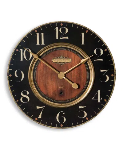 Uttermost Alexandre Martinot 23" Clock In Black