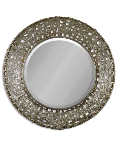 Uttermost Alita Champagne Woven Metal Mirror