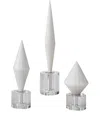 Uttermost Alize, White, S/3 In White