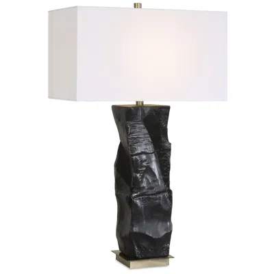 Uttermost Altaria 33" Black Ceramic Table Lamp