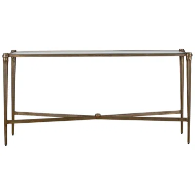 Uttermost Amara 60" Wide Brass Aluminum