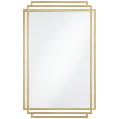 Uttermost Amherst Brushed Gold 24" X 38 1/2" Wall Mirror