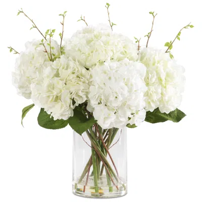 Uttermost Anastasia 11" Hydrangea Centerpiece
