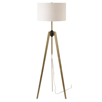 Uttermost Anchorage 63 1/2" Antique Brass Tripod Floor Lamp