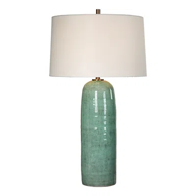 Uttermost Andale 30 1/4" Crackled Teal Ceramic Table Lamp