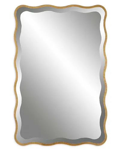 Uttermost Aneta Scalloped Mirror In Gold
