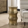 Uttermost Arida Aged Gold Accent Table In Gold