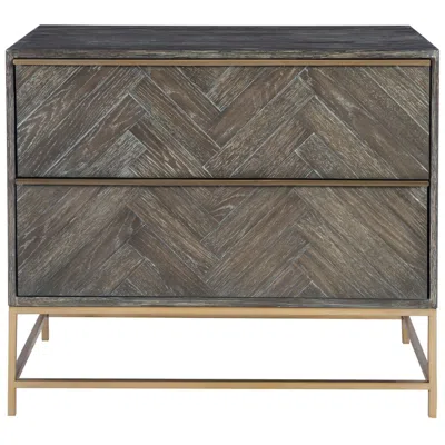 Uttermost Armistead 33"w Dark Walnut 2-drawer Accent Chest