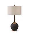 Uttermost Arnav 40" Ceramic Table Lamp In Black