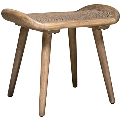 Uttermost Arne 22" Wide Rustic Modern Dry Oak Wood Modern Small Bench