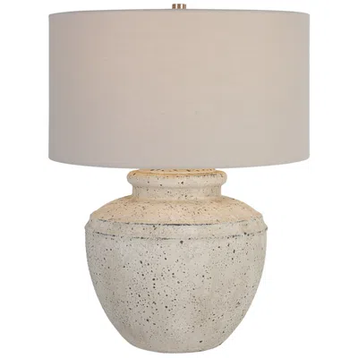 Uttermost Artifact 24 1/2" High Aged Stone Ceramic Table Lamp