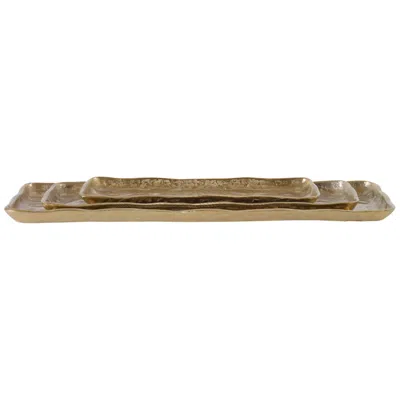 Uttermost Artisan Antique Gold Decorative Trays Set Of 3