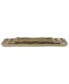 Uttermost Set Of 3 Artisan Antique Trays In Gold