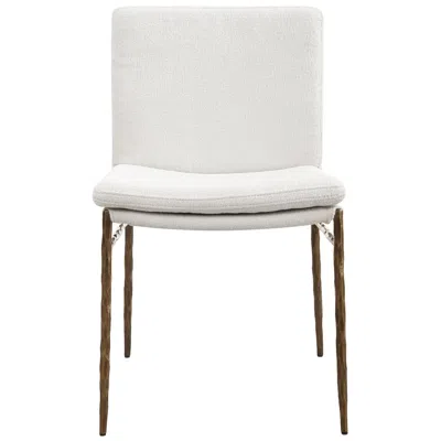 Uttermost Ascend White Fabric Dining Chair