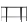 Uttermost Atchison 53 1/2" Wide Black Iron Console Table