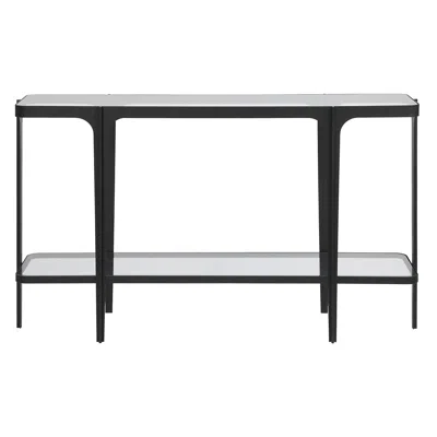 Uttermost Atchison 53 1/2" Wide Black Iron Console Table
