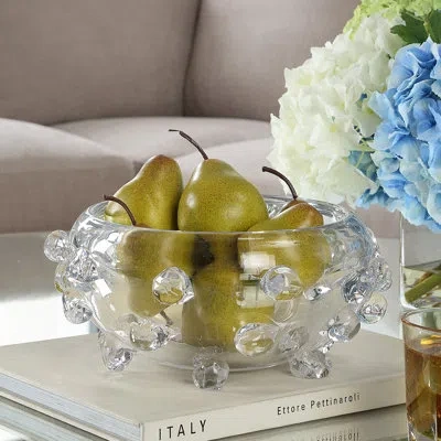 Uttermost Aura Clear Glass Bowl