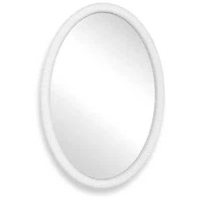 Uttermost Bali 24.2" X 35.8" White Oval