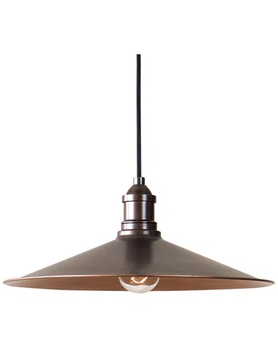 Uttermost Barnstead 1 Light Copper Pendant In Gold