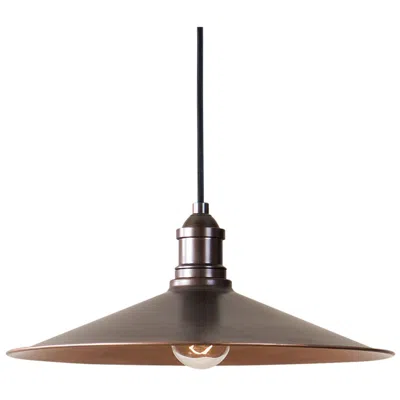 Uttermost Barnstead 14" Wide Rustic Antique Copper Dome Pendant