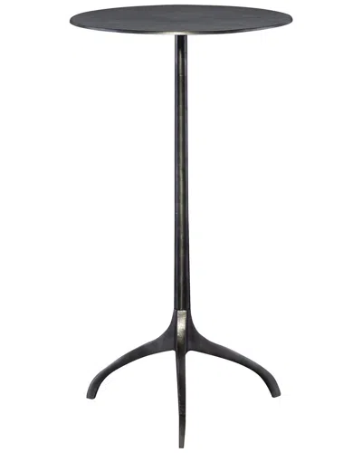 Uttermost Beacon Industrial Accent Table In Black
