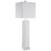 Uttermost Bennett 32 1/2" Glossy White Ceramic Buffet Table Lamp