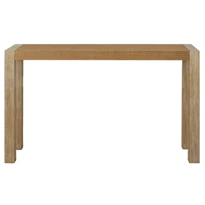 Uttermost Bentley 52" Wide Oak Veneer Console Table