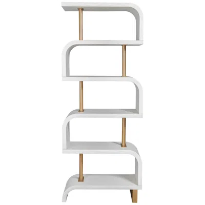 Uttermost Bia 32" X 80" White Etagere
