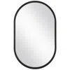 Uttermost Black 22" X 35" Wall Mirror In Multi
