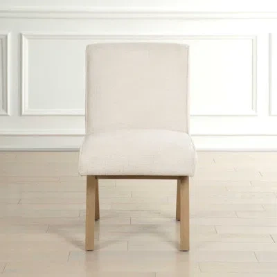 Uttermost Blakely White Armless Dining Chair In White Wood