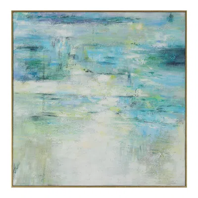 Uttermost Blissful 42 3/4" Square Framed Canvas Wall Art