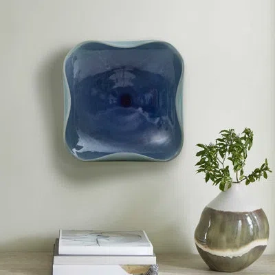 Uttermost Blue Lagoon Outdoor Bowl In Blue;green