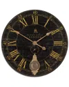 Uttermost Bond Street 30in Black Wall Clock