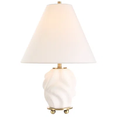 Uttermost Bora 17 1/2" Matte White Ceramic Accent Lamp