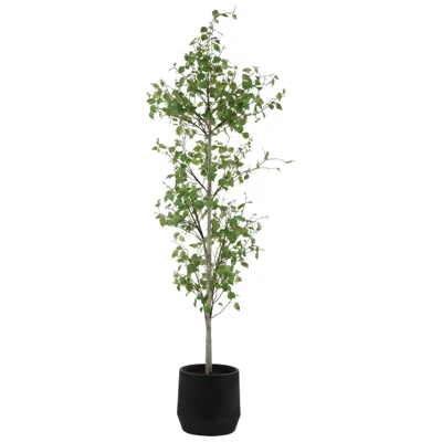 Uttermost Boreal Potted 86 1/4" High Faux Birch Tree