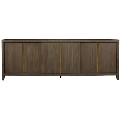 Uttermost Botero 86" Wide X 30" High Console Cabinet In Brown