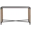 Uttermost Braddock 52" Wide Rustic Iron Rectangular Console Table