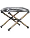 Uttermost Braddock Small Bench In Black