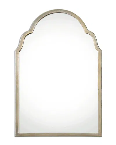 Uttermost Brayden Petite Silver Arch Mirror In Neutral