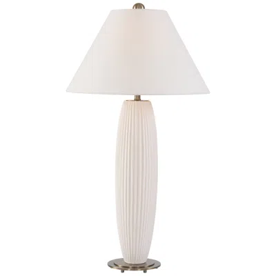 Uttermost Brinsley 33" White Ceramic Table Lamp