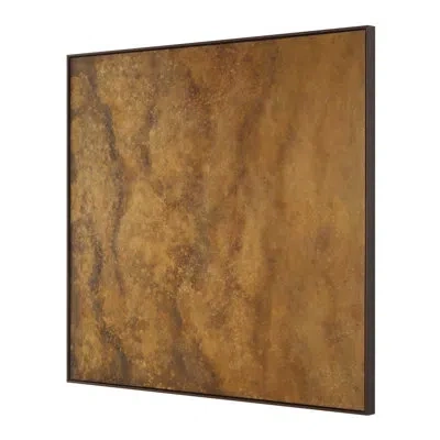 Uttermost Burn Hand Painted Canvas In Brown