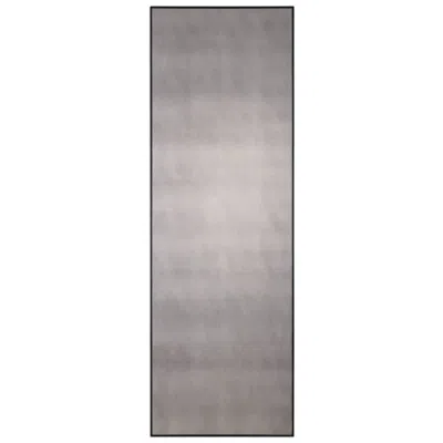Uttermost Burwell Black 24" X 72" Antiqued Wall Mirror In Gray