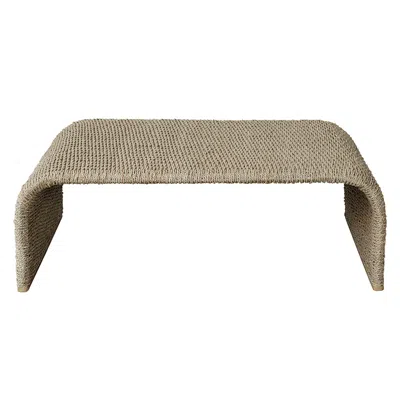 Uttermost Calabria 45 1/2" Wide Woven Seagrass Coffee Table