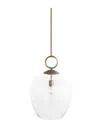Uttermost Calix Large Blown Glass 1 Light Pendant In White