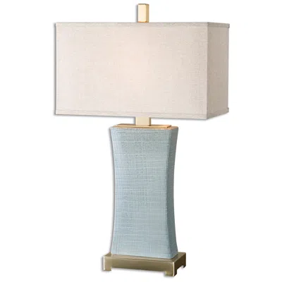 Uttermost Cantarana 29" Blue Gray Modern Ceramic Table Lamp