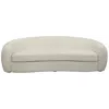 Uttermost Capra 90" Wide Off White Shearling Sofa