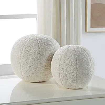 Uttermost Capra Throw Pillow In White