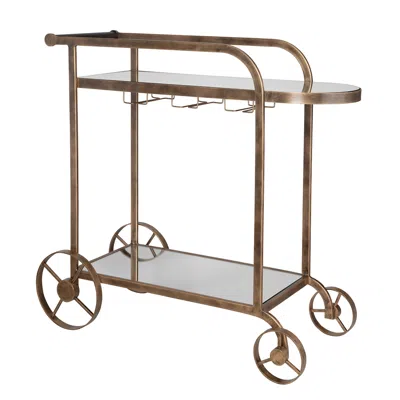 Uttermost Carrinho 38 1/4" Wide X 36 1/4" High Bar Cart