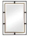 Uttermost Carrizo Rectangle Mirror In Brown
