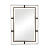 Uttermost Carrizo Rectangle Mirror In Gold/bronze